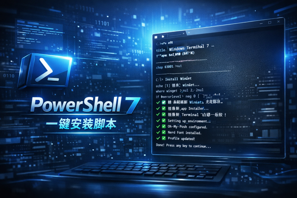 Windows Terminal + PowerShell 7 一键安装（BAT 版）免费下载资源 | 常见软件合集 | xiaoyao资源网xiaoyao资源网